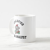 Koalafied Data Analyst Kaffeetasse (Vorderseite Links)