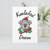Koalafied Deacon Card Karte (Stehend Vorderseite)