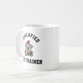 Koalafied Dog Trainer Kaffeetasse (Vorderseite Links)