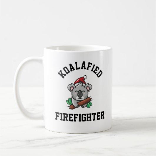 Koalafied Firefighter Kaffeetasse (Links)