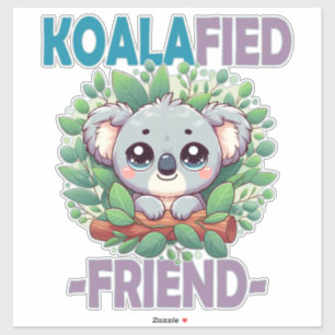 Koalafied Friend lustige Puppe Niedlich Baby Koala Aufkleber