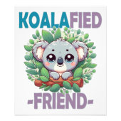 Koalafied Friend lustige Puppe Niedlich Baby Koala Fotodruck (Vorne)