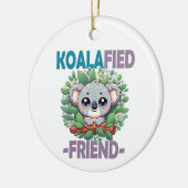 Koalafied Friend lustige Puppe Niedlich Baby Koala Keramik Ornament (Links)