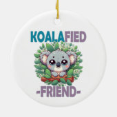 Koalafied Friend lustige Puppe Niedlich Baby Koala Keramik Ornament (Hinten)