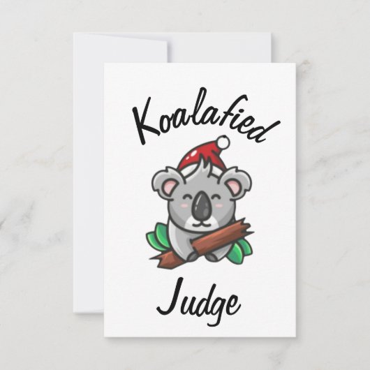 Koalafied Judge Card Karte (Vorderseite)