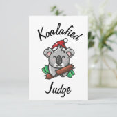 Koalafied Judge Card Karte (Stehend Vorderseite)