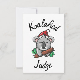Koalafied Judge Card Karte