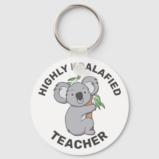 Koalafied Koala Qualified Teacher Schlüsselanhänger (Vorderseite)