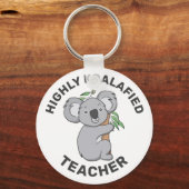 Koalafied Koala Qualified Teacher Schlüsselanhänger (Rückseite)