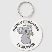 Koalafied Koala Qualified Teacher Schlüsselanhänger (Rückseite)