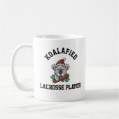 Koalafied Lacrosse Player Kaffeetasse (Links)