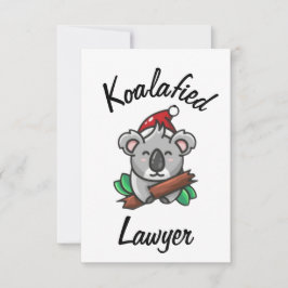 Koalafied Lawyer Card Karte