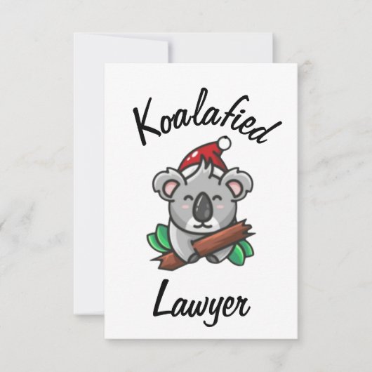 Koalafied Lawyer Card Karte (Vorderseite)