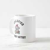Koalafied Makeup Artist Kaffeetasse (Vorderseite Links)
