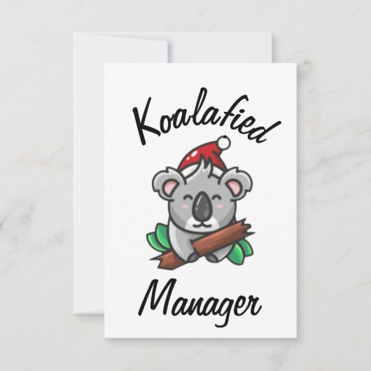 Koalafied Manager-Karte Karte (Vorderseite)