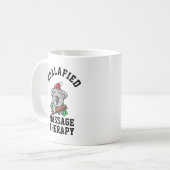 Koalafied Massage Therapy Kaffeetasse (Vorderseite Links)
