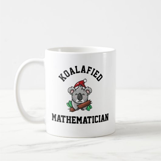 Koalafied Mathematiker Kaffeetasse (Links)