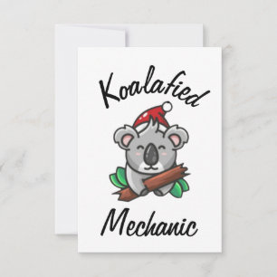 Koalafied Mechanic Card Karte