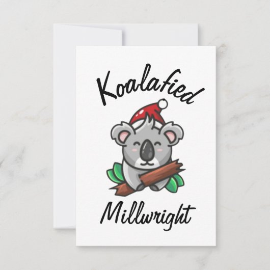 Koalafied Millwright Card Karte (Vorderseite)