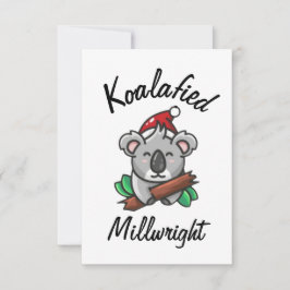 Koalafied Millwright Card Karte