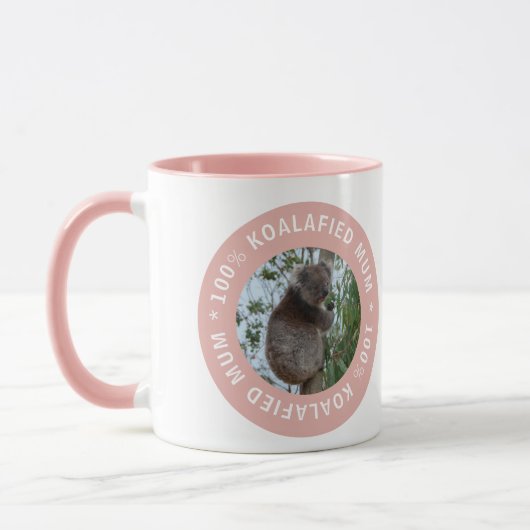 Koalafied Mum Mutter Koala Süße Tier Australien Tasse (Links)