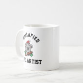 Koalafied Nail Artist Kaffeetasse (Vorderseite Links)