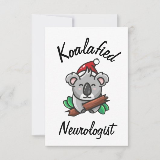 Koalafied Neurologist-Karte Karte (Vorderseite)
