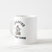 Koalafied Oncology Nurse Kaffeetasse (Vorderseite Links)
