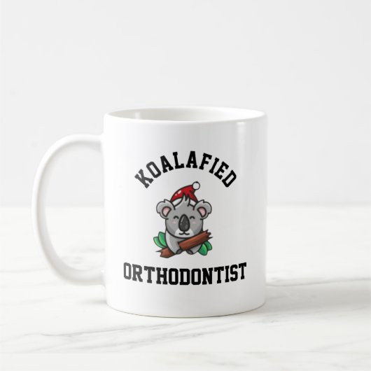 Koalafied Orthodontist Kaffeetasse (Links)