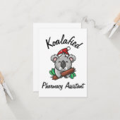Koalafied Pharmacy Assistenzkarte Karte (Vorderseite/Rückseite Beispiel)