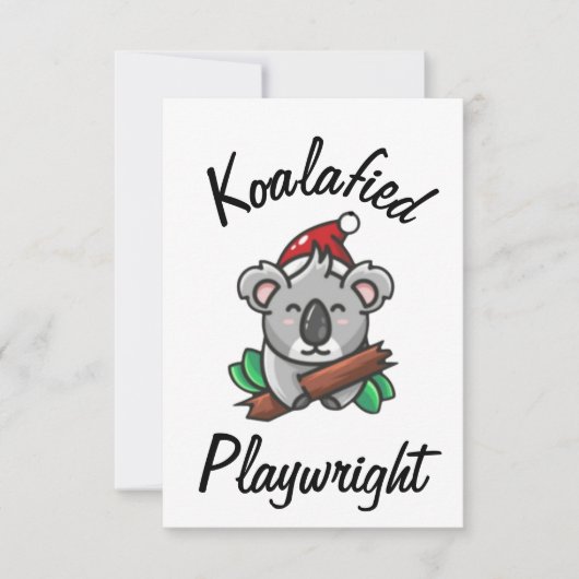 Koalafied Playwright Card Karte (Vorderseite)