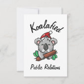 Koalafied Public Relations Card Karte (Vorderseite)
