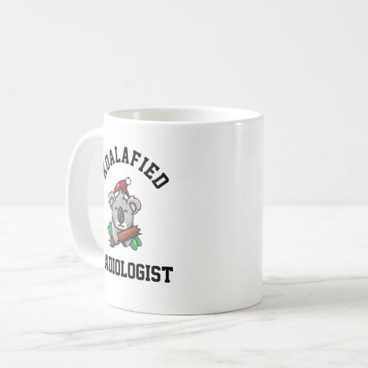 Koalafied Radiologist Kaffeetasse (Vorderseite Links)
