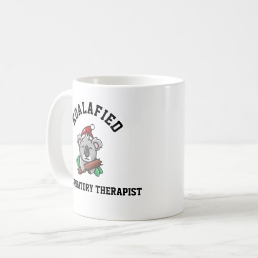 Koalafied Respiratory Therapy Kaffeetasse (Vorderseite Links)