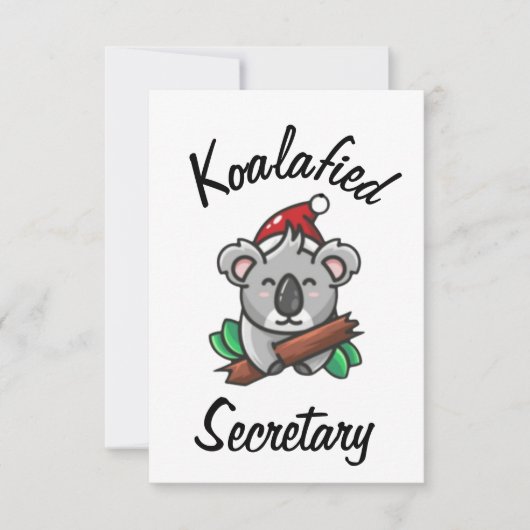 Koalafied Secretary Card Karte (Vorderseite)