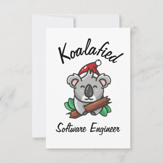 Koalafied Software Engineeringkarte Karte (Vorderseite)