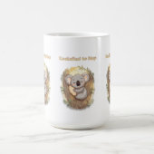 *"Koalafied to Nap – Cute Sleepy Koala Kaffeetasse (Mittel)