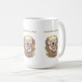 *"Koalafied to Nap – Cute Sleepy Koala Kaffeetasse (VorderseiteRechts)