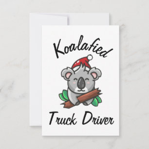 Koalafied Truck Driver Card Karte