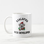 Koalafied Webentwickler Kaffeetasse (Links)