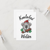 Koalafied Welder Card Karte (Vorderseite/Rückseite Beispiel)