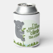 Koalafied zu klettern, Funny Cool Koala Dosenkühler (Kanne Rückseite)