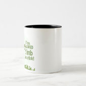 Koalafied zu klettern, Funny Cool Koala Zweifarbige Tasse (Mittel)