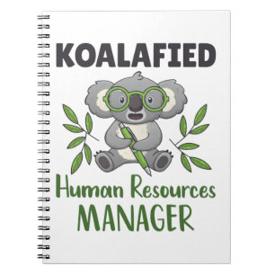 Koalafierter Personalverantwortlicher HR-Spezialis Notizblock