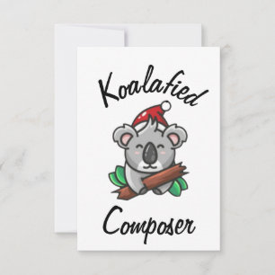 Koalafizierte Komponistenkarte Karte