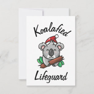 Koalafizierte Rettungsschwimmerkarte Karte