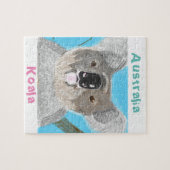 Koalalaubsäge - Hand gezeichnet Puzzle (Horizontal)