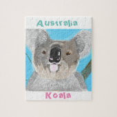 Koalalaubsäge - Hand gezeichnet Puzzle (Vertikal)