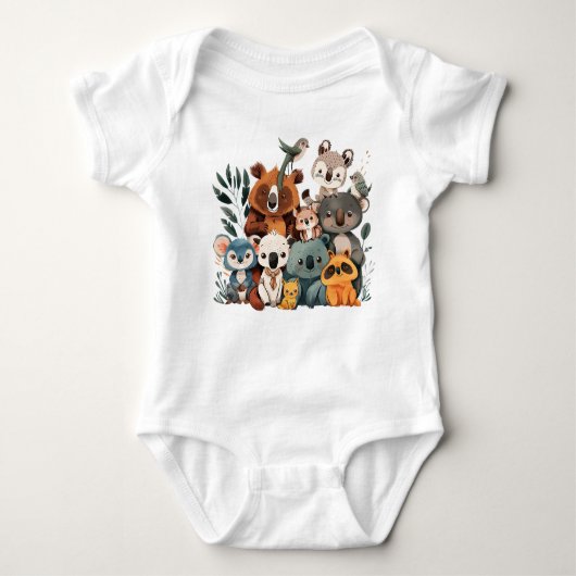 Koalas Baby Bodysuit Baby Strampler (Vorderseite)