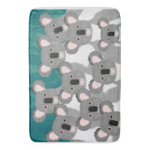 Koalas Bath Mat Badematte (Vorderseite Vertikal)